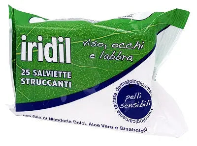IRIDIL SALVIETTE STRUCCANTI 25 PEZZI MONTEFARMACO OTC SpA