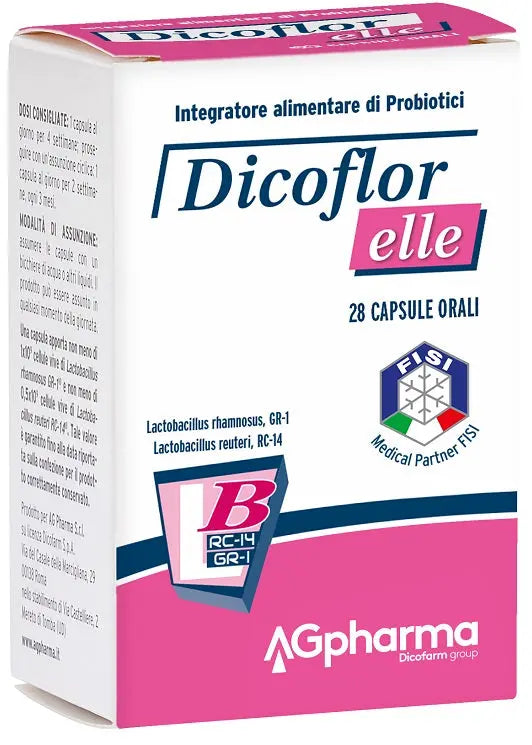 DICOFLOR ELLE 28 CAPSULE AG PHARMA Srl