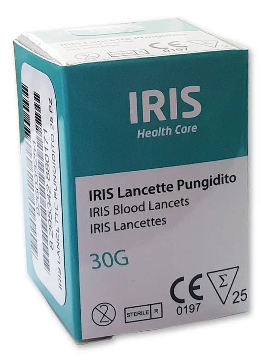 LANCETTE PUNGIDITO IRIS 25 PEZZI ALPHA PHARMA SERVICE Srl