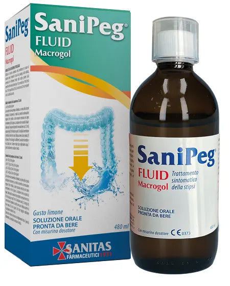 SANIPEG FLUID MACROGOL 480 ML SANITAS FARMACEUTICI Srl
