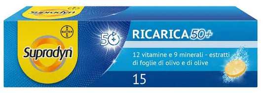 SUPRADYN RICARICA 50+ 15 COMPRESSE EFFERVESCENTI BAYER SpA