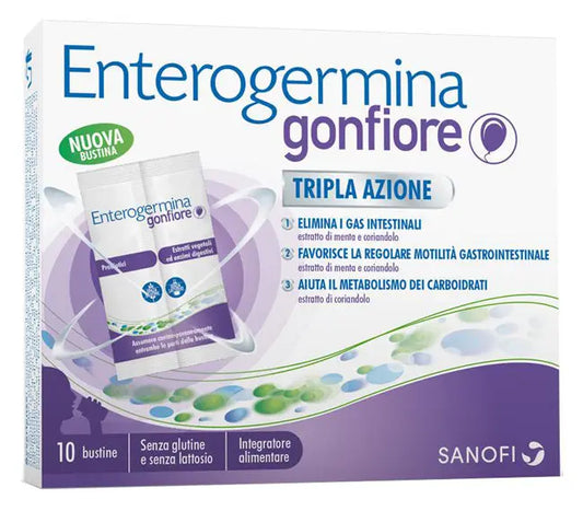ENTEROGERMINA GONFIORE 10 BUSTINE BIPARTITE OPELLA HEALTHCARE ITALY Srl