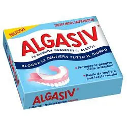 ALGASIV ADESIVO PER PROTESI DENTARIA INFERIORE 15 PEZZI COMBE ITALIA Srl
