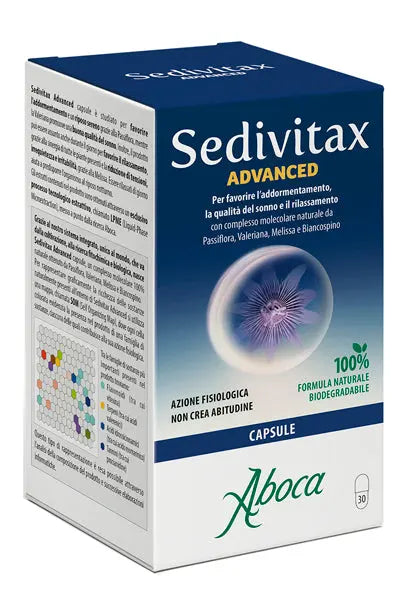 SEDIVITAX ADVANCED 30 CAPSULE ABOCA SpA SOCIETA' AGRICOLA