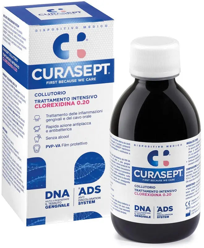 CURASEPT COLLUTORIO 0,20 ADS + DNA 200 ML CURASEPT SpA