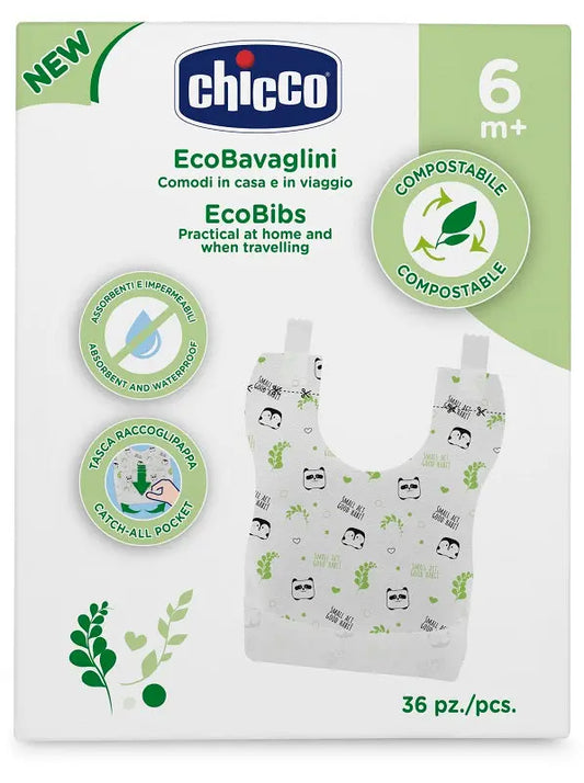 CHICCO BAVAGLINI MONOUSO COMPOSTABILI 36 PEZZI CHICCO (ARTSANA SpA)