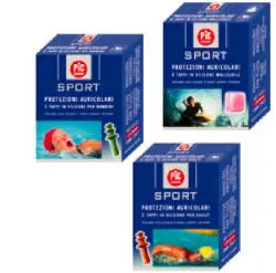 TAPPO AURICOLARE IN SILICONE PIC SPORT 6 PEZZI PIKDARE SpA