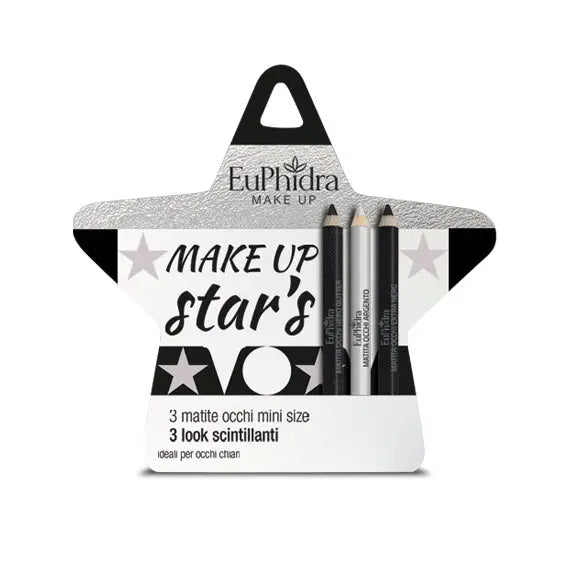 EUPHIDRA COFANETTO MAKE UP STAR'S OCCHI CHIARI 2 MATITE BLU + 1 MATITA ARGENTO ZETA FARMACEUTICI SpA