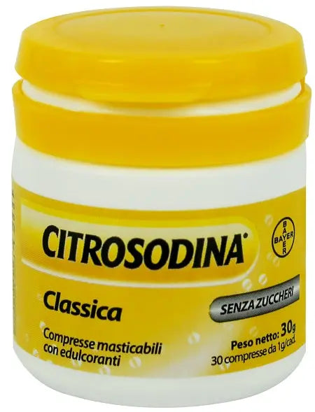 CITROSODINA CLASSICA 30 COMPRESSE MASTICABILI BAYER SpA