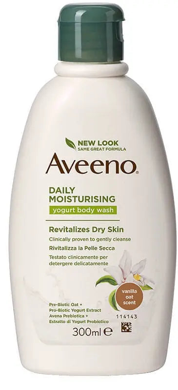 AVEENO BAGNO DOCCIA YOGURTH VANIGLIA&AVENA 300 ML PROMO JOHNSON & JOHNSON SpA