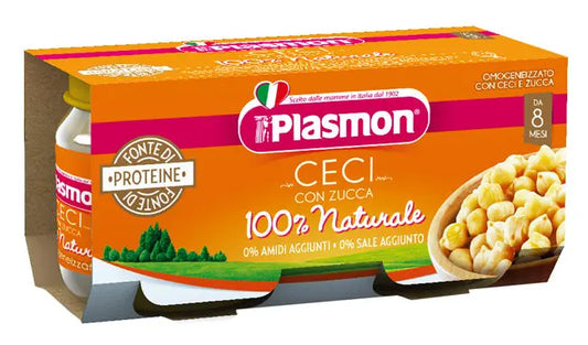 PLASMON OMOGENEIZZATO CECI/ZUCCA 2 X 80 G PLASMON (HEINZ ITALIA SpA)