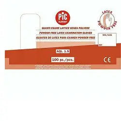 GUANTO PER ESPLORAZIONE PIC SENZA POLVERE MISURA M 100 PEZZI PIKDARE SpA