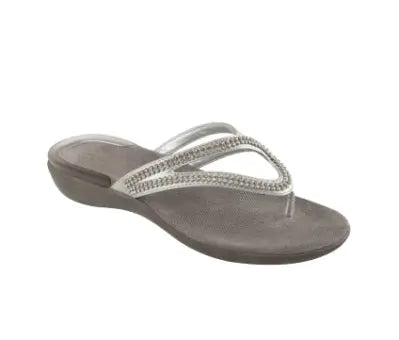 LULU SYNTHETIC GLITTER + BEADS WOMENS PEWTER 41 SCHOLL SHOES