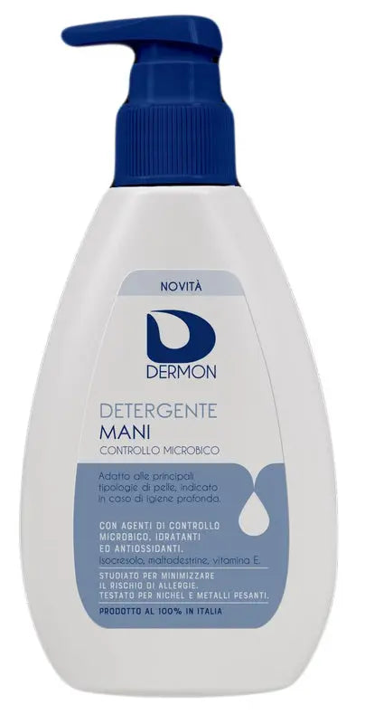 DERMON DETERGENTE MANI CONTROLLO MICROBICO 200 ML ALFASIGMA SpA