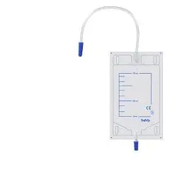 SACCA DI DRENAGGIO DA GAMBA PER INCONTINENZA TUBO 35 CM 10 PEZZI SAFETY SpA