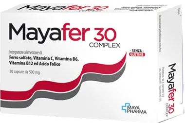 MAYAFER 30 COMPLEX 30 CAPSULE MAYA PHARMA Srl