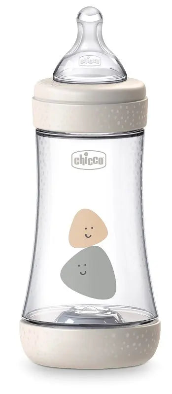 CHICCO BIBERON PERFECT 5 UNISEX 240 ML IN SILICONE 2 FORI CHICCO (ARTSANA SpA)
