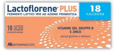 LACTOFLORENE PLUS 18 FLACONI 180 ML MONTEFARMACO OTC SpA