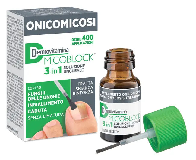 DERMOVITAMINA MICOBLOCK 3 IN 1 ONICOMICOSI SOLUZIONE UNGUEALE 7 ML PASQUALI Srl