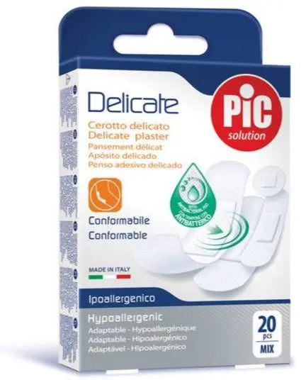 CEROTTO PIC DELICATE MIX 20 CEROTTI ANTIBATTERICO PIKDARE SpA