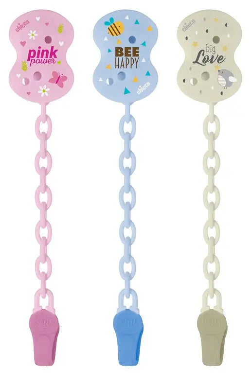 CHICCO CLIP CON CATENELLA MIXED COLORS NEW 2020 CHICCO (ARTSANA SpA)