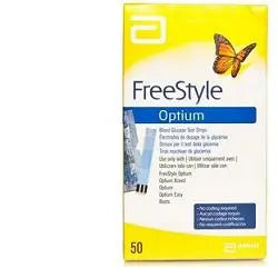 STRISCE MISURAZIONE GLICEMIA FREESTYLE OPTIUM TEST STRIPS 25 PEZZI ABBOTT DIABETES CARE ITALIA