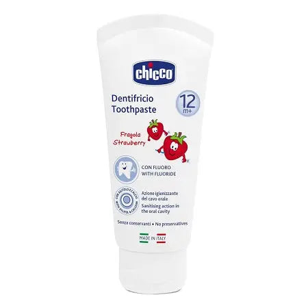 CHICCO DENTIFRICIO FRAGOLA 50 ML 12M+ CON FLUORO CHICCO (ARTSANA SpA)