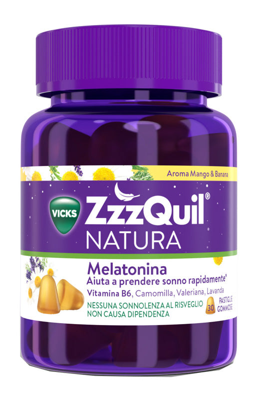 VICKS ZZZQUIL NATURA MANGO & BANANA 30 PASTIGLIE GOMMOSE PROCTER & GAMBLE SRL