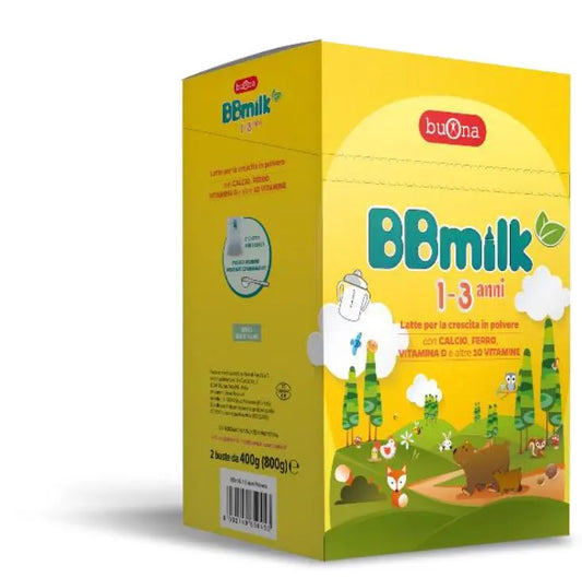 BBMILK 1-3 POLVERE 2 BUSTE DA 400 G BUONA SpA SOCIETA' BENEFIT