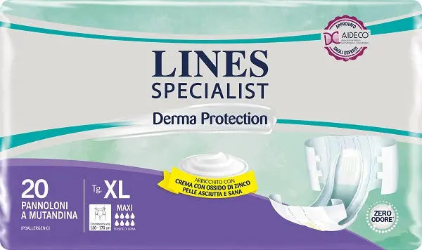 PANNOLONE A MUTANDINA LINES SPECIALIST DERMA MAXI XL 20 PEZZI FATER SpA