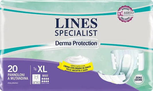 PANNOLONE A MUTANDINA LINES SPECIALIST DERMA MAXI XL 20 PEZZI FATER SpA
