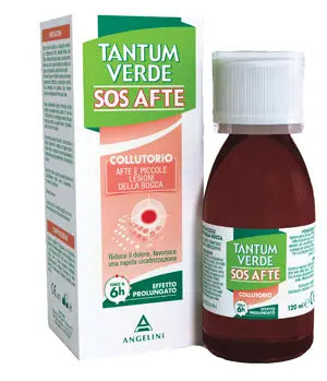 TANTUM VERDE SOS AFTE COLLUTORIO 120 ML ANGELINI (A.C.R.A.F.) SpA