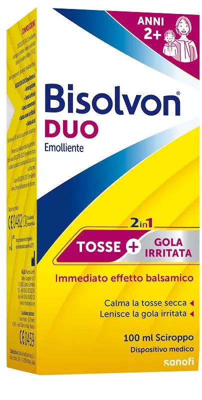 BISOLVON DUO SCIROPPO EMOLLIENTE 100 ML OPELLA HEALTHCARE ITALY Srl