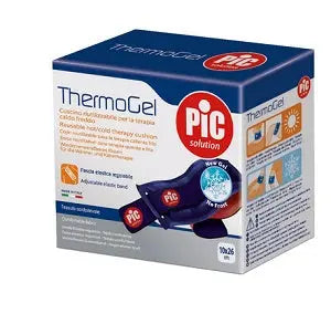THERMOGEL CUSCINO TERAPIA CALDO FREDDO 10X26 CM CON FASCIA ELASTICA PIKDARE SpA
