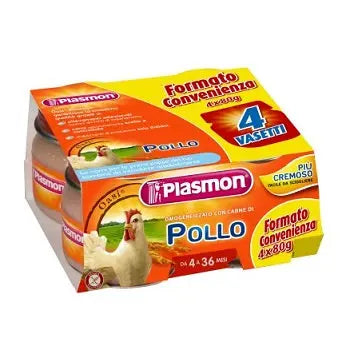 PLASMON OMOGENEIZZATO POLLO CON GIFT 4 X 80 G PLASMON (HEINZ ITALIA SpA)