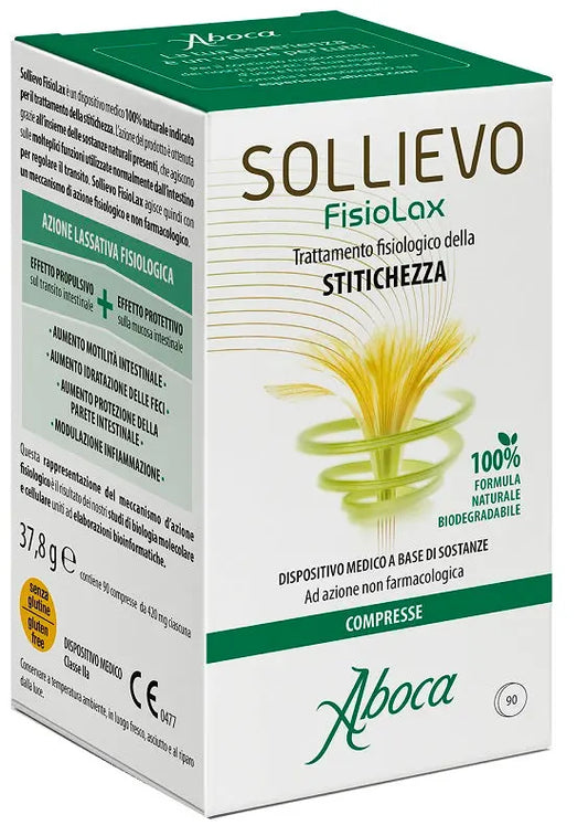 SOLLIEVO FISIOLAX 90 COMPRESSE ABOCA SpA SOCIETA' AGRICOLA