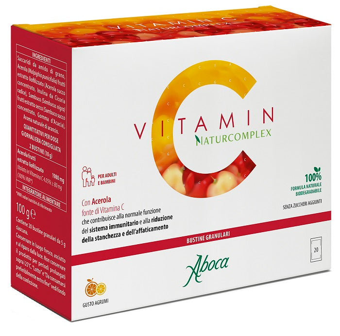VITAMIN C NATURCOMPLEX 20 BUSTINE ABOCA SpA SOCIETA' AGRICOLA
