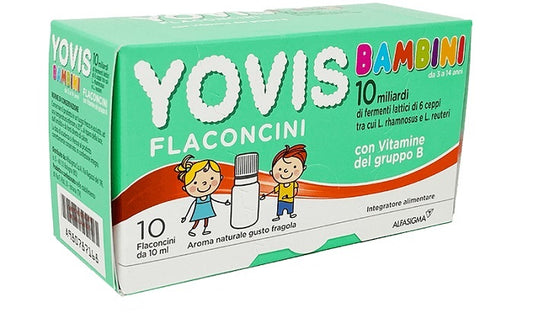 YOVIS BAMBINI FRAGOLA 10 FLACONCINI DA 10 ML ALFASIGMA SpA
