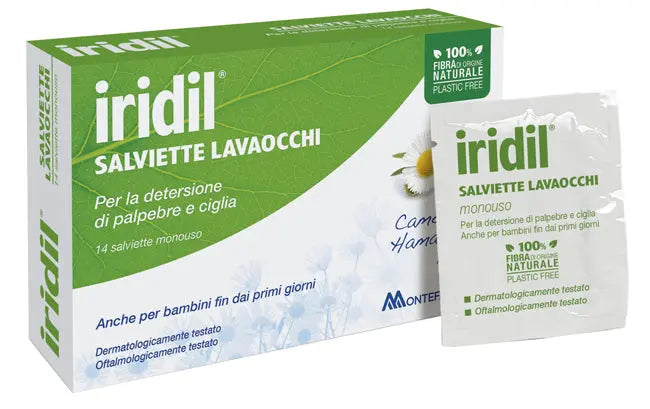 IRIDIL LAVAOCCHI 14 SALVIETTE MONOUSO MONTEFARMACO OTC SpA