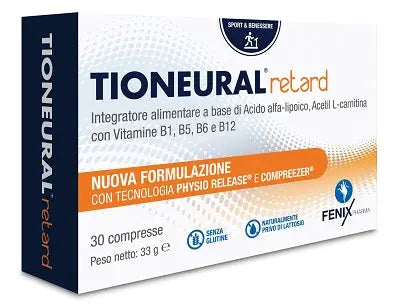 TIONEURAL RETARD 30 COMPRESSE FENIX PHARMA Soc.Coop.p.A.