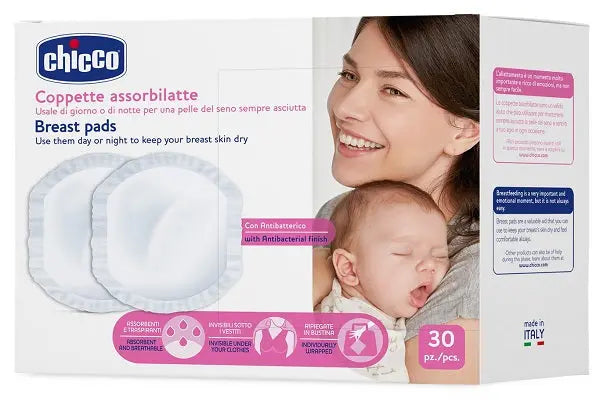 CHICCO COPPETTA ASSORBILATTE ANTIBATTERICA 30 PEZZI CHICCO (ARTSANA SpA)