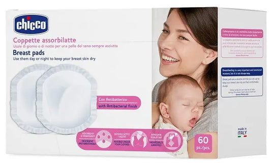 CHICCO COPPETTA ASSORBILATTE ANTIBATTERICA 60 PEZZI CHICCO (ARTSANA SpA)