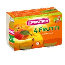 PLASMON OMOGENEIZZATO 4 FRUTTI 6 X 104 G PLASMON (HEINZ ITALIA SpA)