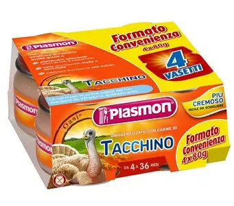 PLASMON OMOGENEIZZATO TACCHINO 4 X 80 G CON GIFT PLASMON (HEINZ ITALIA SpA)