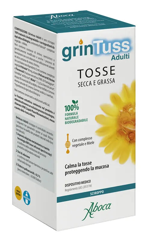 GRINTUSS ADULTI SCIROPPO 180 G ABOCA SpA SOCIETA' AGRICOLA