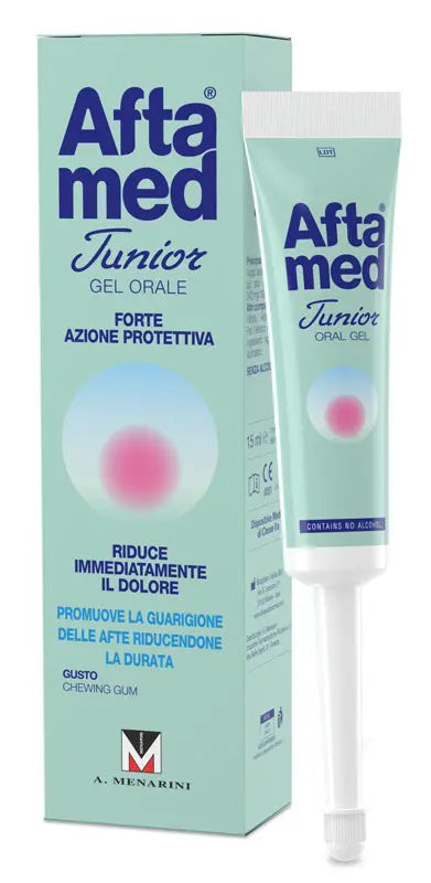 GEL AFTAMED JUNIOR ACIDO IALURONICO 15 ML A.MENARINI IND.FARM.RIUN.Srl