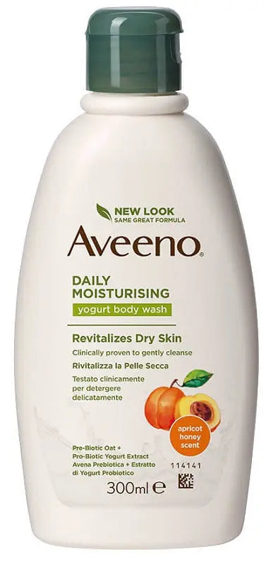 AVEENO BAGNO DOCCIA YOGURT ALBICOCCA & MIELE 300 ML JOHNSON & JOHNSON SpA