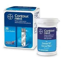 STRISCE MISURAZIONE GLICEMIA CONTOUR NEXT 25 PEZZI ASCENSIA DIABETES CARE ITALY