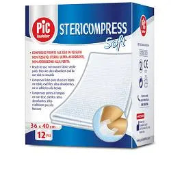 GARZA COMPRESSA IN TESSUTO NON TESSUTO 10X10CM 25 PEZZI X 4 BUSTE PIKDARE SpA