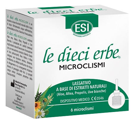 ESI LE DIECI ERBE MICROCLISMI 6 PEZZI ESI Srl